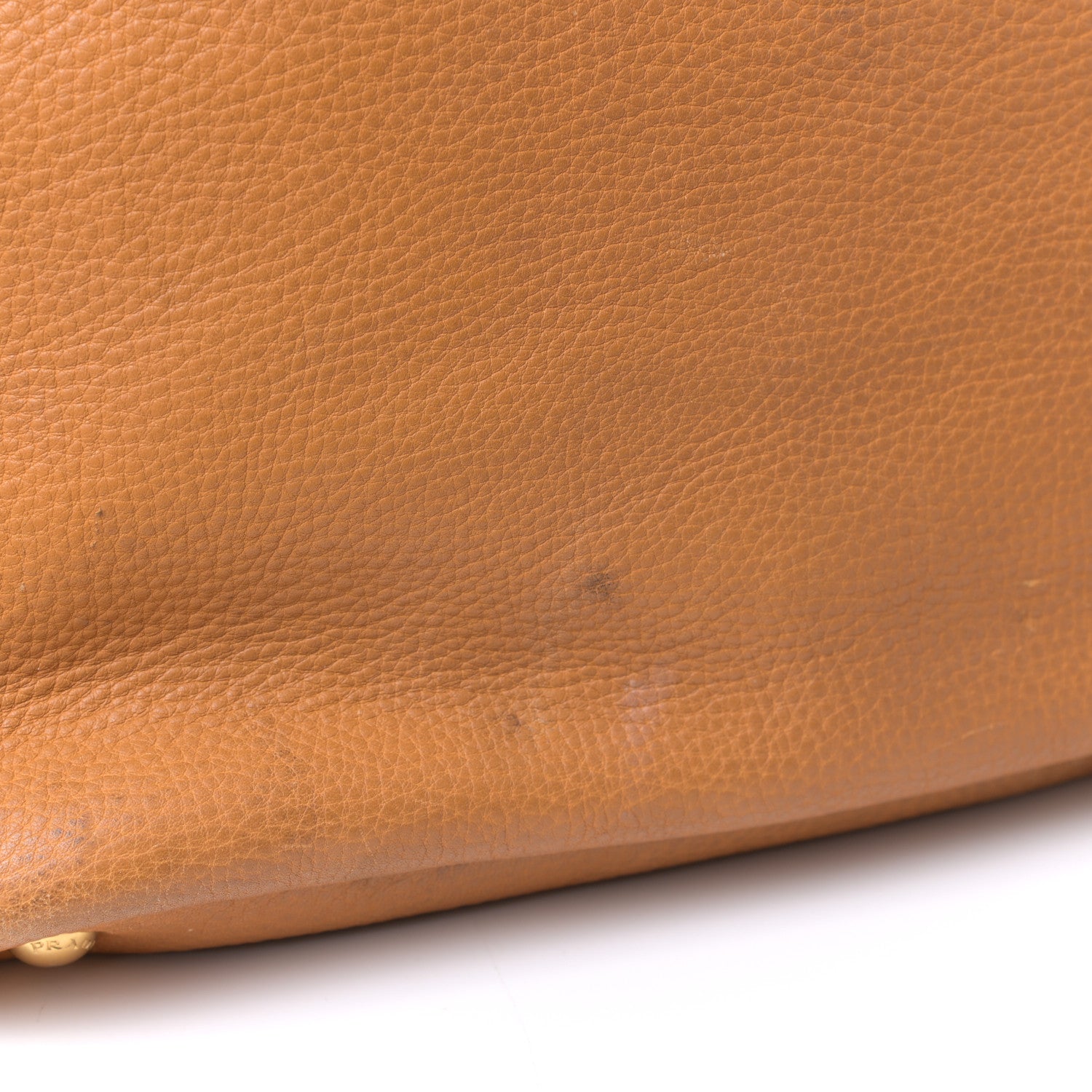 Prada Vitello Daino Side Zip Shopping Tote Caramel 15 of 17