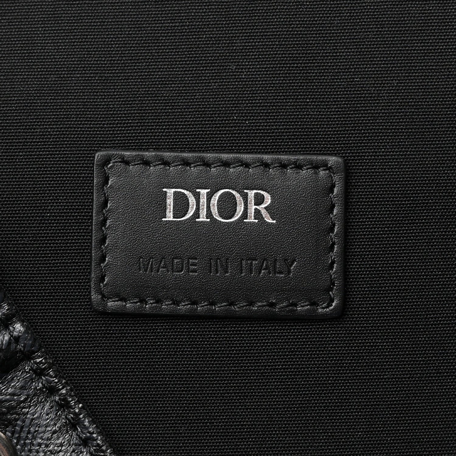 Christian Dior Canvas CD Diamond Hit The Road Backpack Black 6 of 13