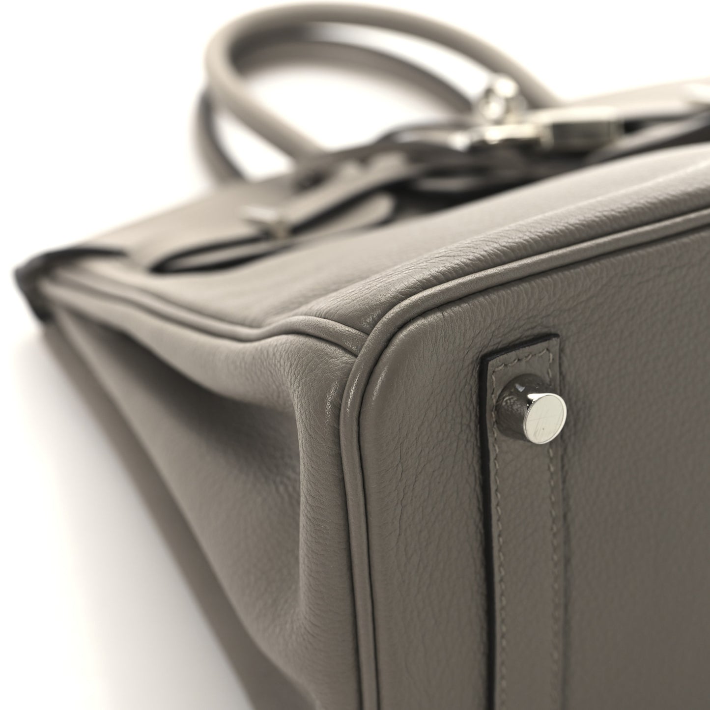 Taurillon Novillo Birkin 25 Gris Asphalte