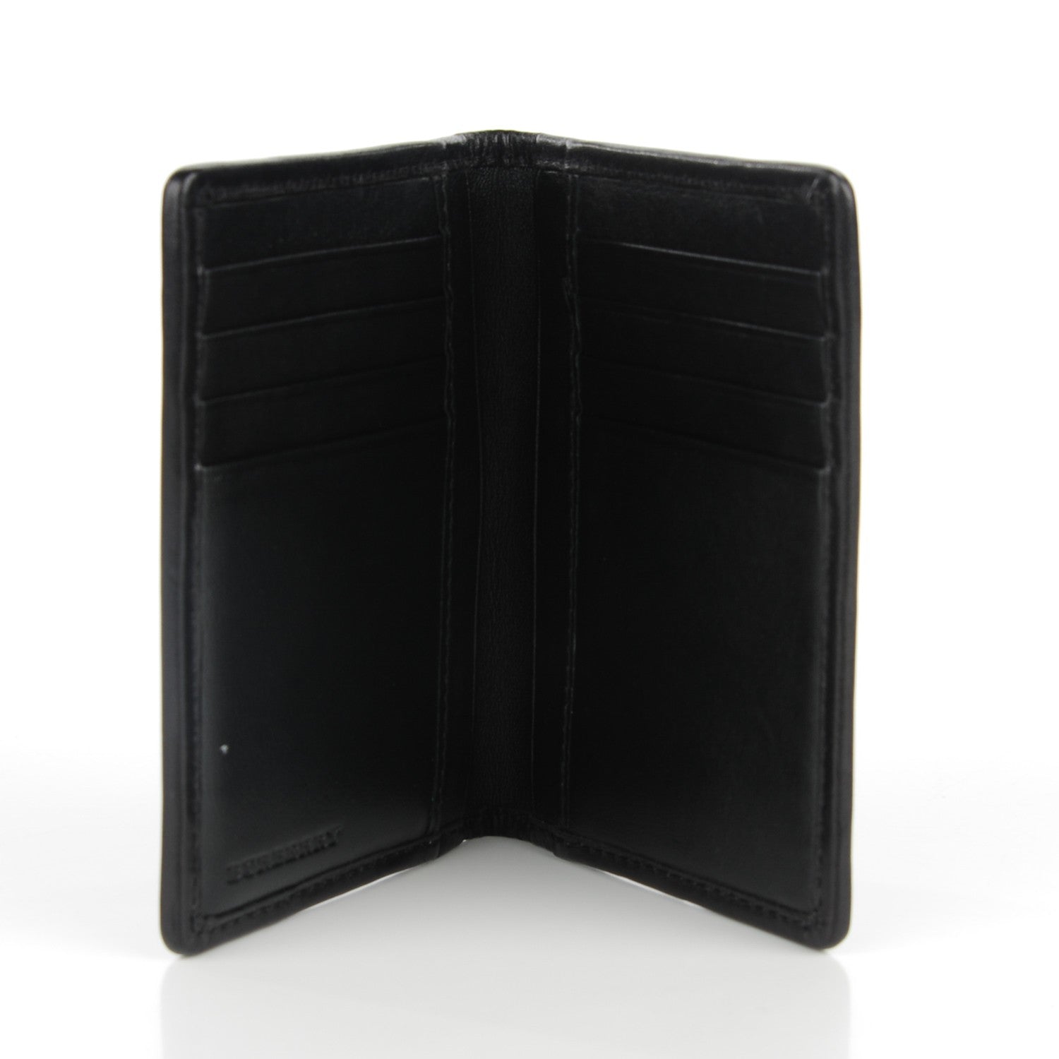 Burberry London Check Bi-Fold Mens Wallet Charcoal Black 5 of 7