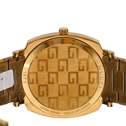 Gucci Stainless Steel 38mm Grip Quartz Watch Gold 4 of 5