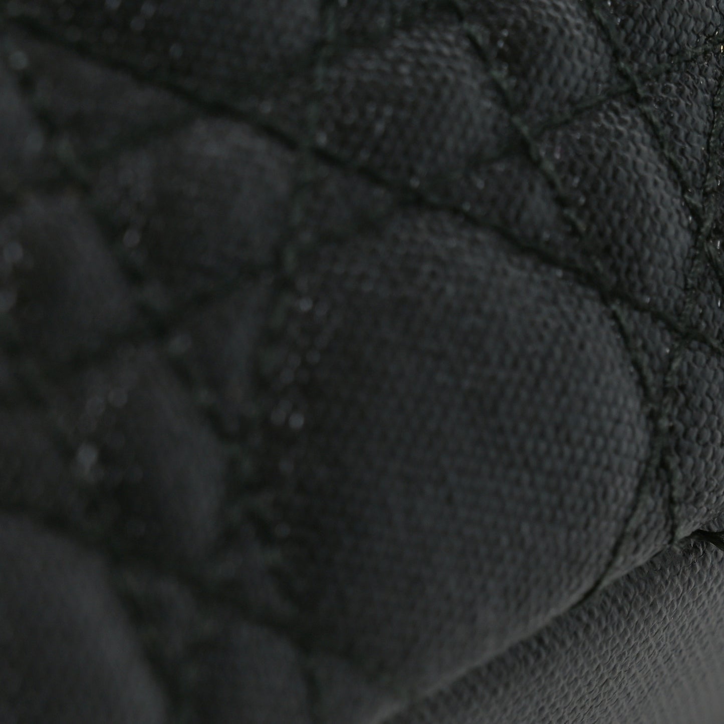 Coated Canvas Cannage Small Panarea Tote Black
