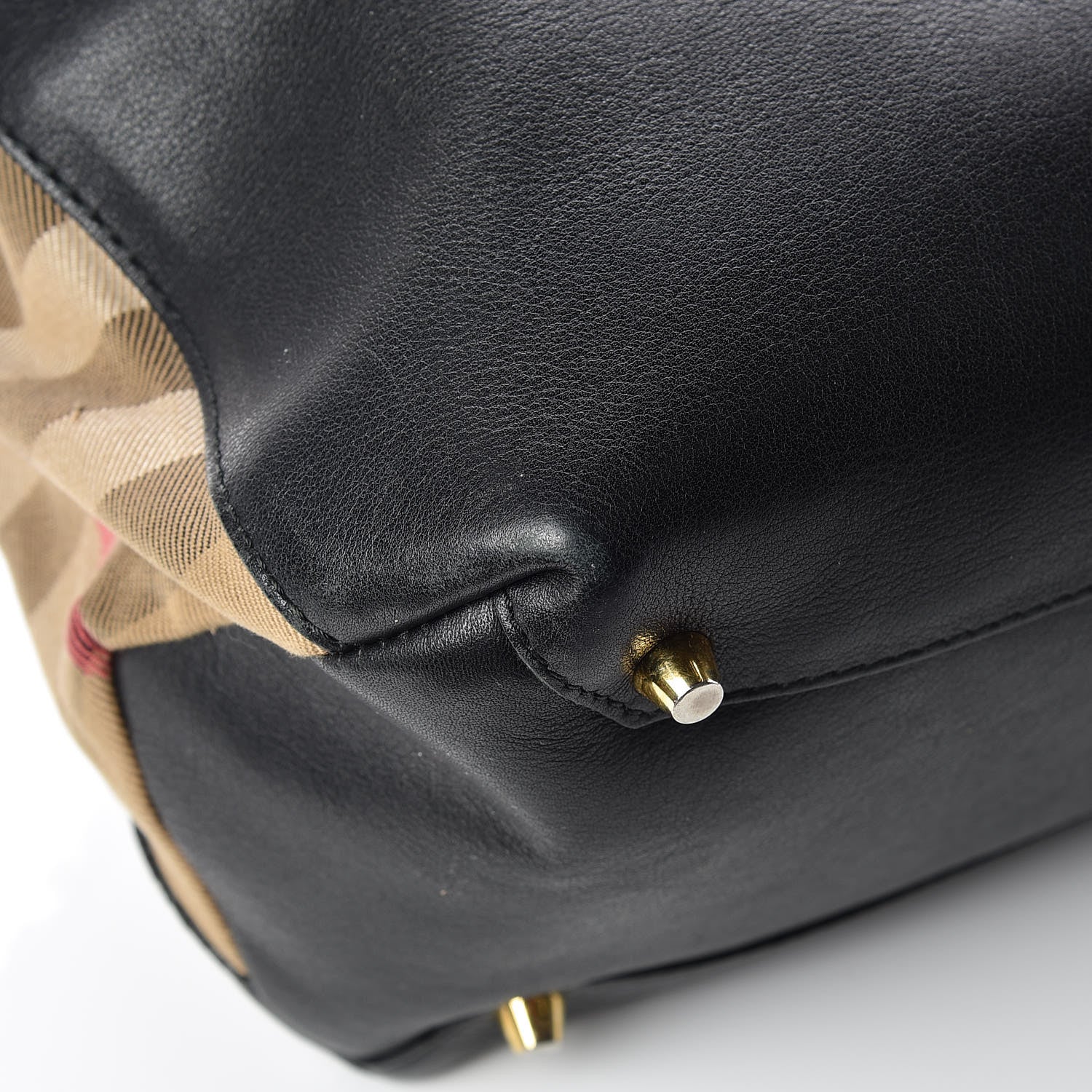 Burberry Smooth Calfskin Medium Banner Tote Black 16 of 19