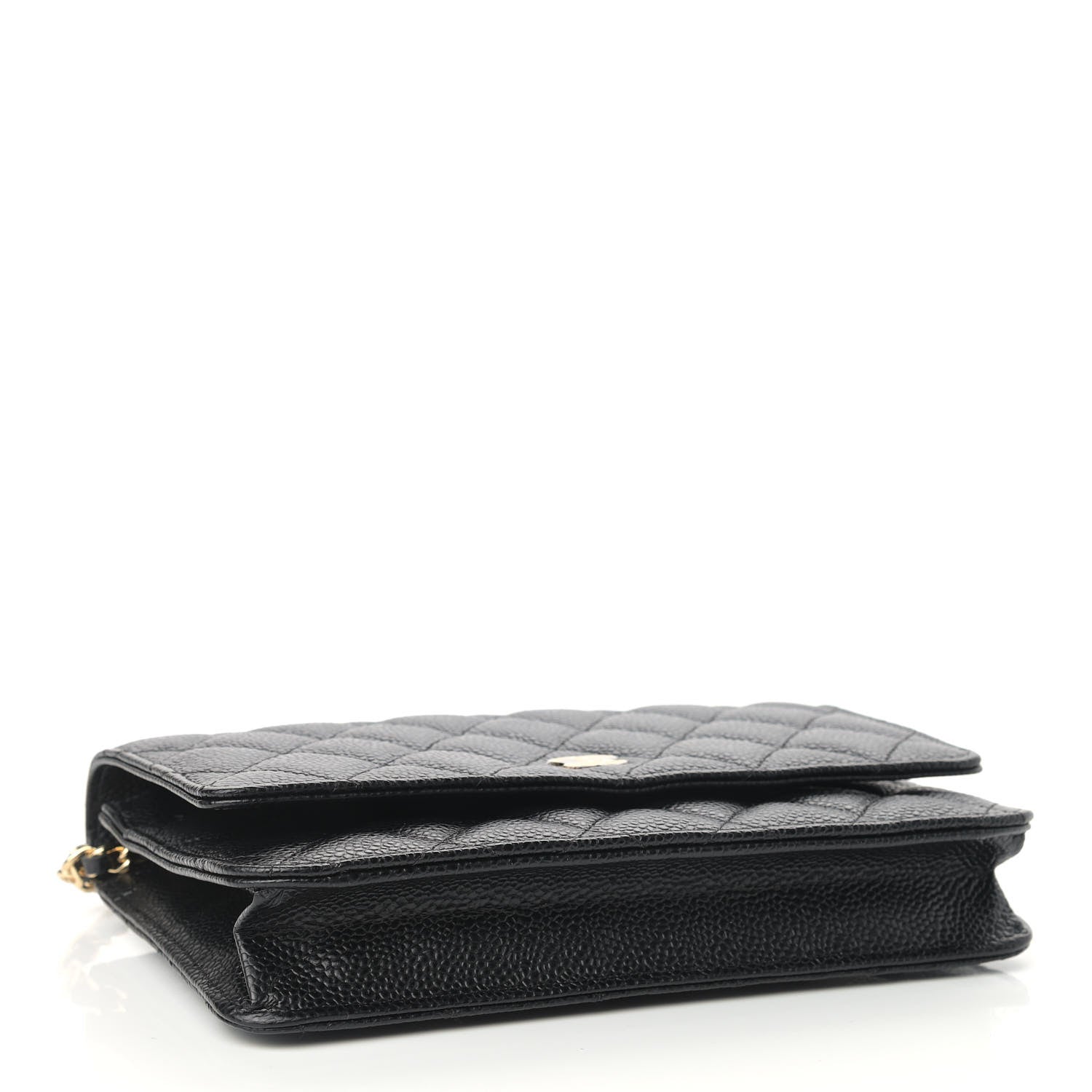 Chanel Caviar Quilted Wallet On Chain WOC Black 2 of 8