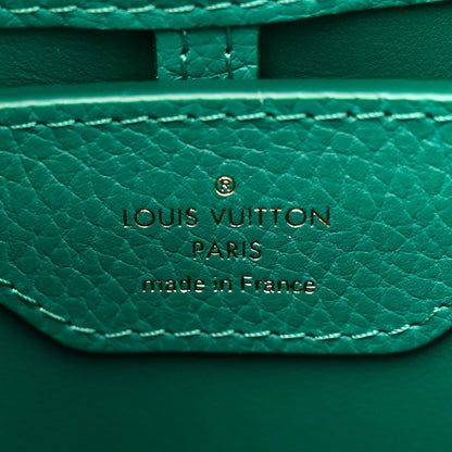 Louis Vuitton LOUIS VUITTON Taurillon Abalone Capucines BB Emerald 6 of 9