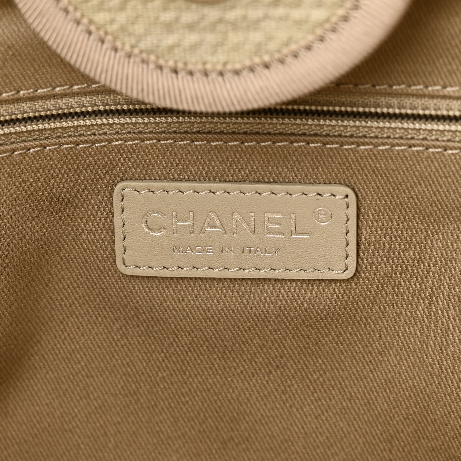 Chanel Mixed Fibers Medium Deauville Tote Grey 7 of 12