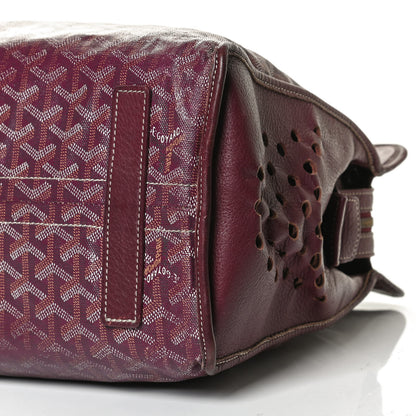 Goyard Goyardine Sac Hardy Pet Carrier PM Burgundy 11 of 11