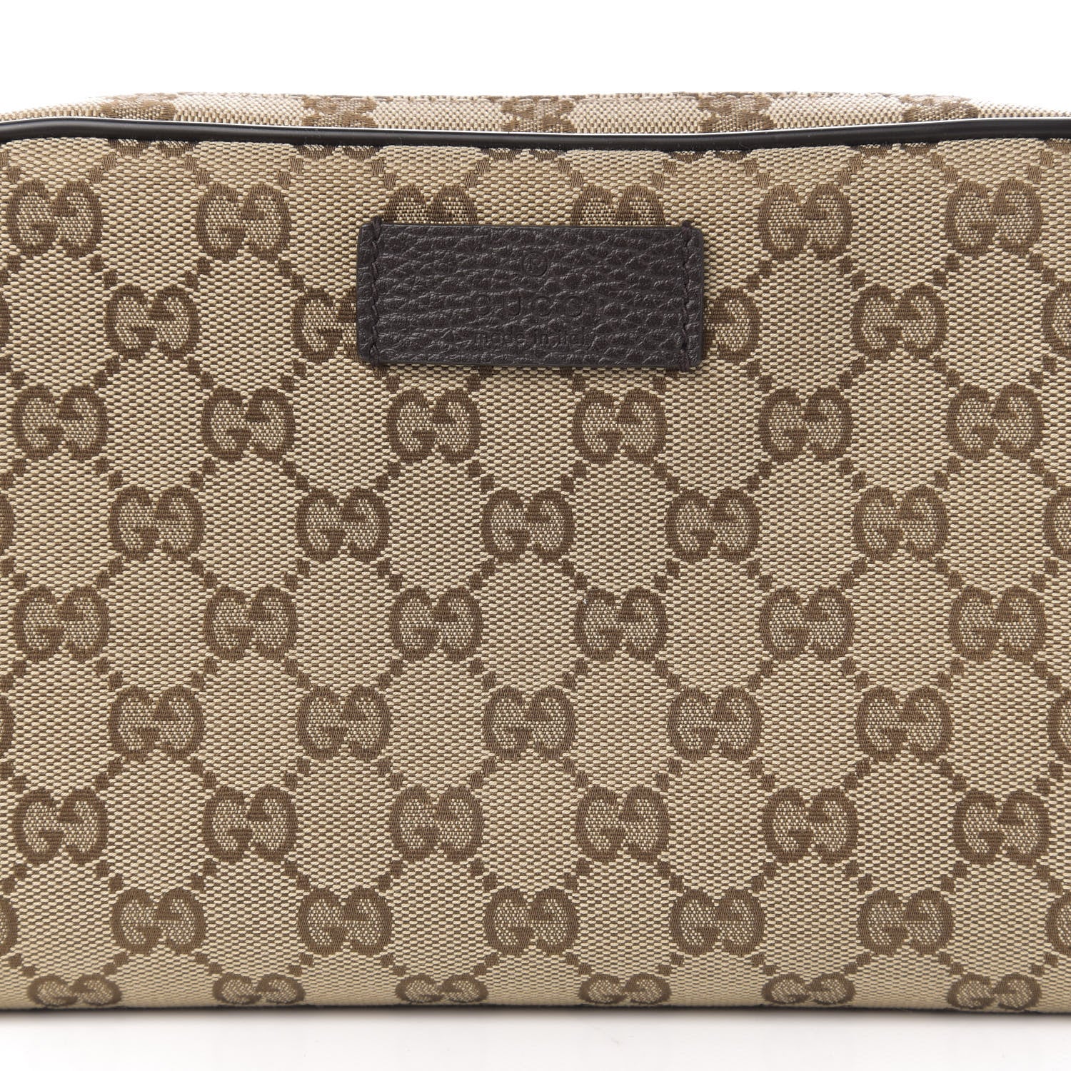 Gucci Monogram Belt Bag Dark Brown 18 of 19