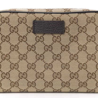 Gucci Monogram Belt Bag Dark Brown 18 of 19