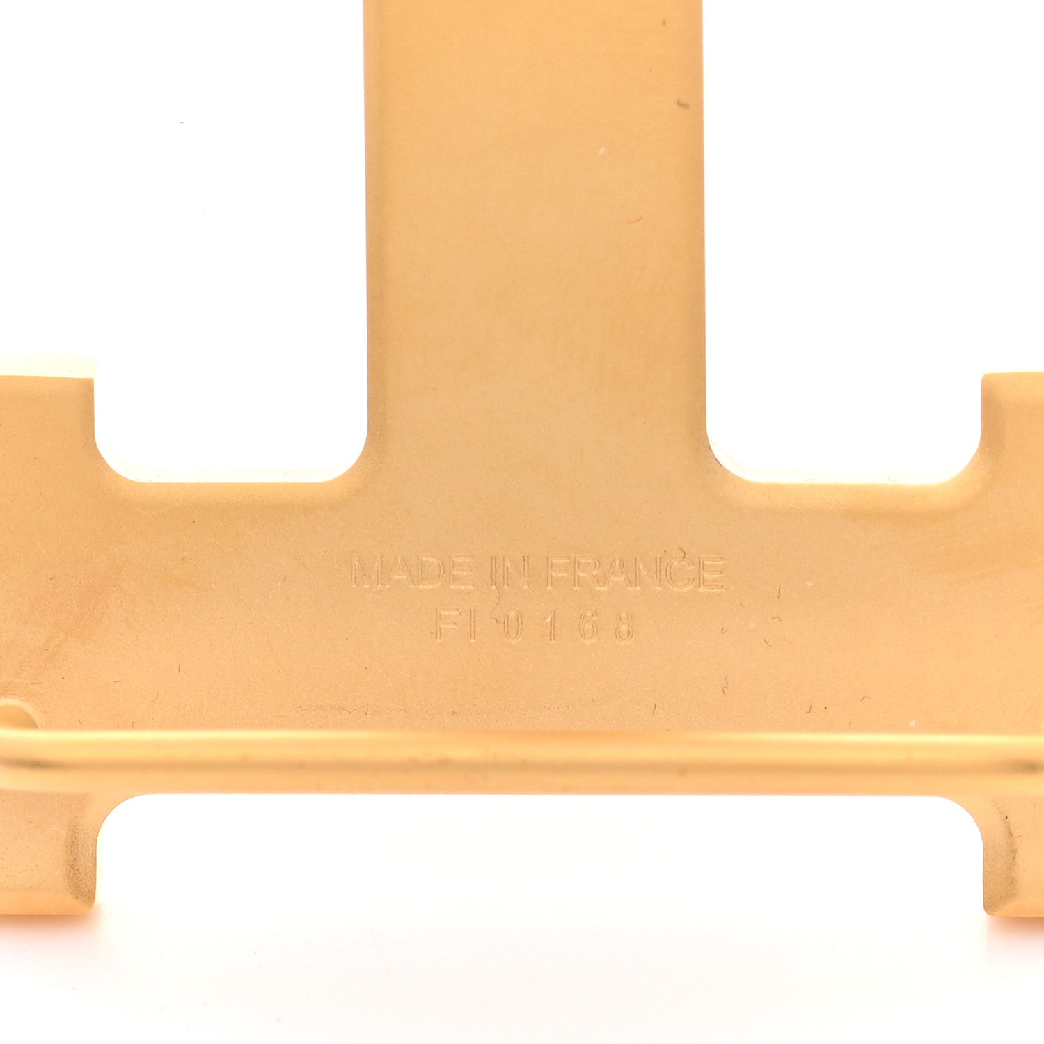 Hermes Polished 32mm H Belt Buckle Gold 3 of 4