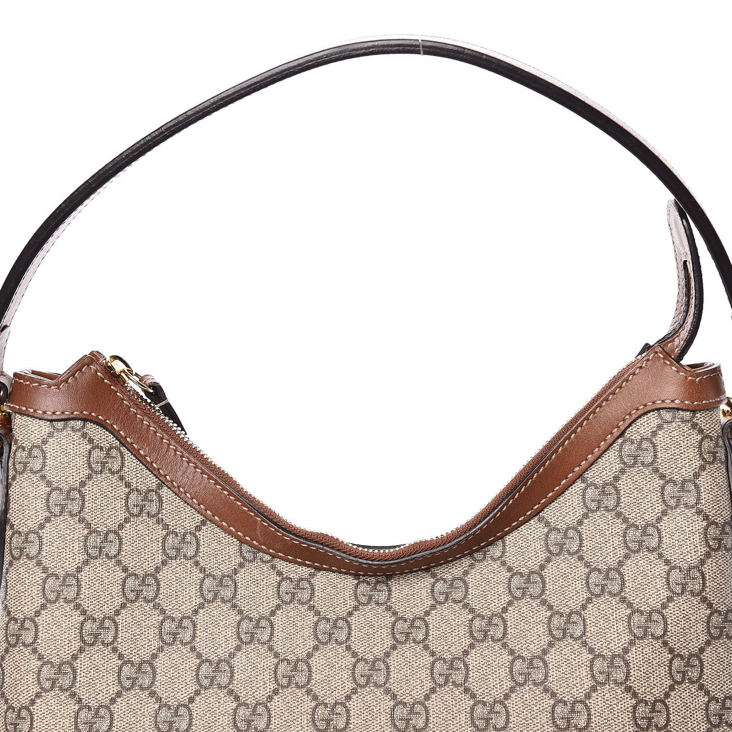 Gucci GG Supreme Monogram Linea A Hobo Brown 13 of 18