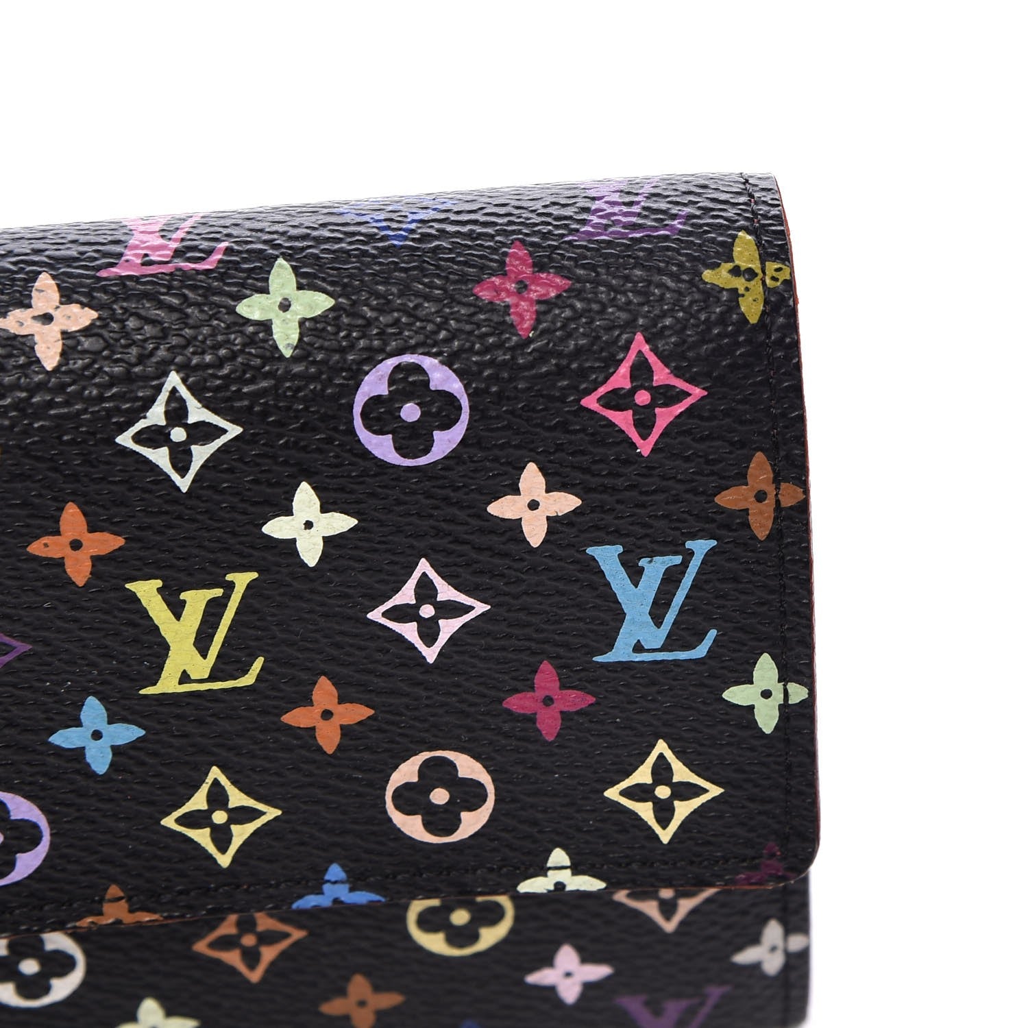 Louis Vuitton Monogram Multicolor Sarah Wallet Black Grenade 9 of 13