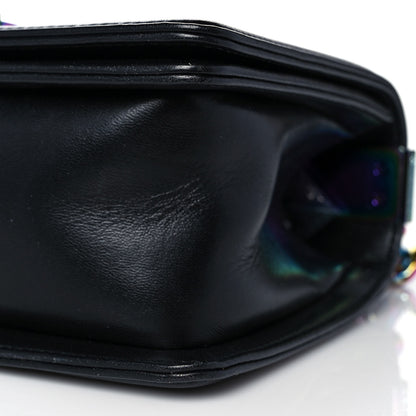 Chanel Lambskin LED Iridescent Metal Small Boy Flap Black Multicolor 9 of 13