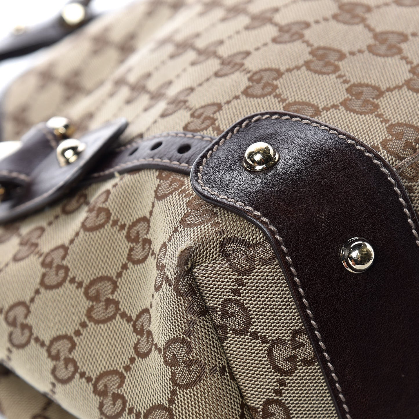 Monogram Small Pelham Shoulder Bag Dark Brown