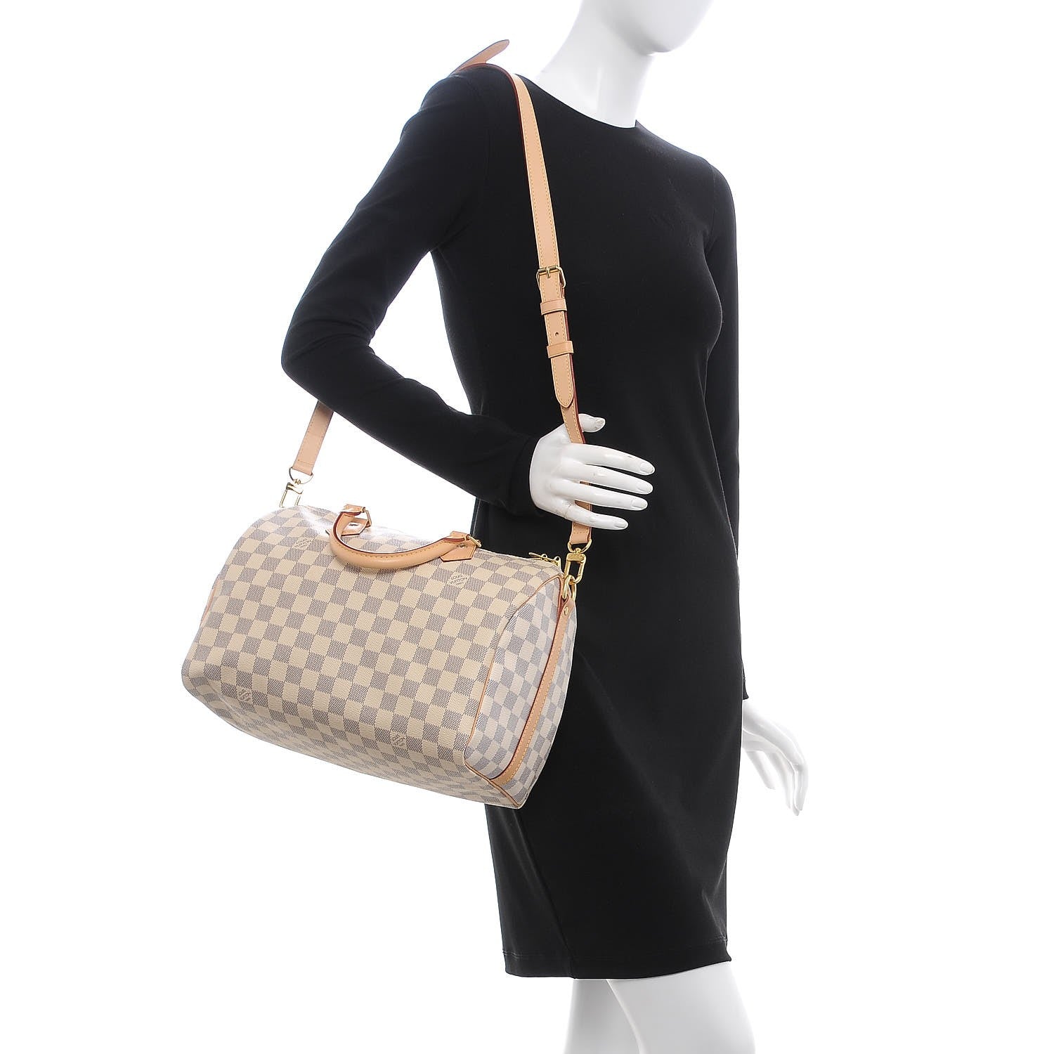 Louis Vuitton Damier Azur Speedy Bandouliere 30 2 of 10