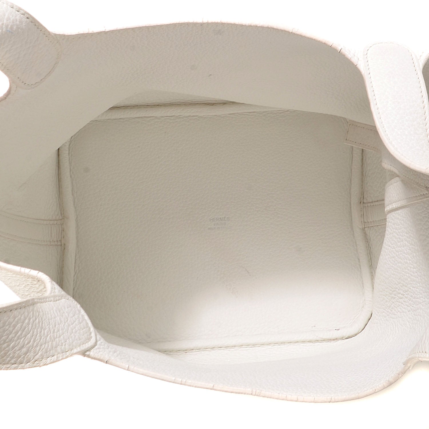 Hermes Taurillon Clemence Picotin PM White 5 of 8