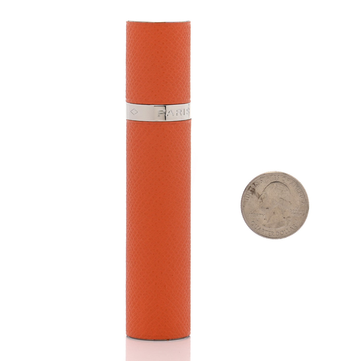 Hermes Epsom Atomizer Refillable Bottle and Case Orange 2 of 6