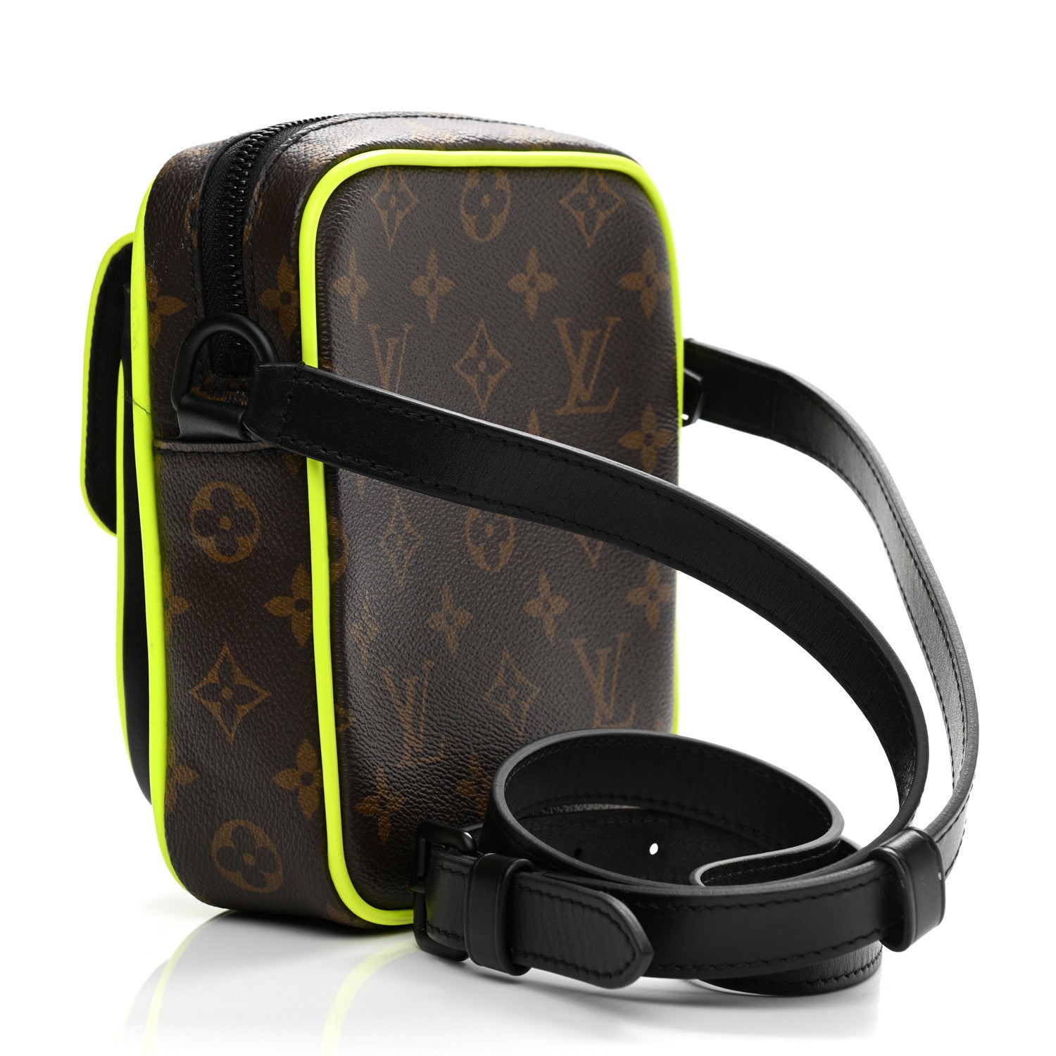 Louis Vuitton Monogram Macassar Christopher Wearable Wallet Fluorescent Yellow 3 of 7