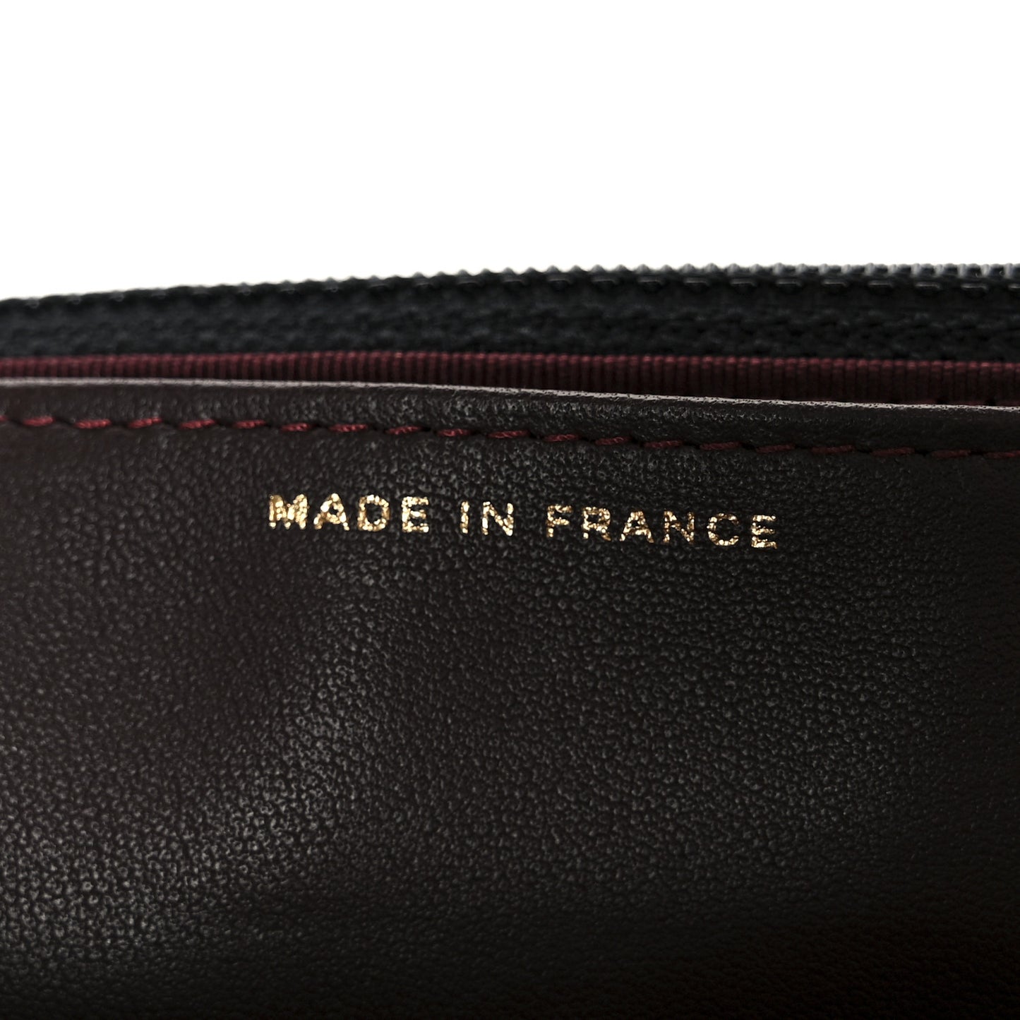 Lambskin Quilted Wallet On Chain WOC Black