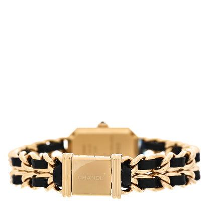 Chanel Stainless Steel Lambskin 20mm Chain Premiere Quartz Watch Gold M 3 of 5