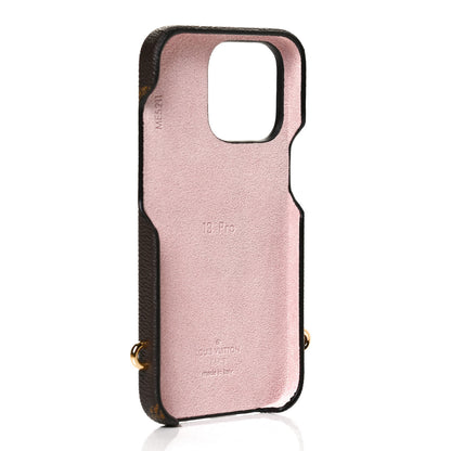 Louis Vuitton Reverse Monogram Giant iPhone 13 Pro Bumper On Strap Pink 2 of 9