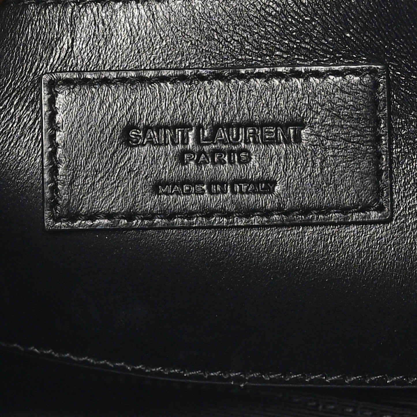Lambskin Quilted Gaby Zipped Shoulder Bag Black