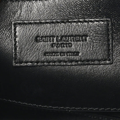 Saint Laurent Lambskin Quilted Gaby Zipped Shoulder Bag Black 6 of 10