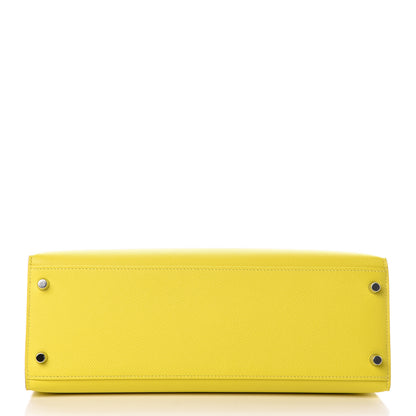 Hermes Epsom Kelly Sellier 32 Lime 6 of 39