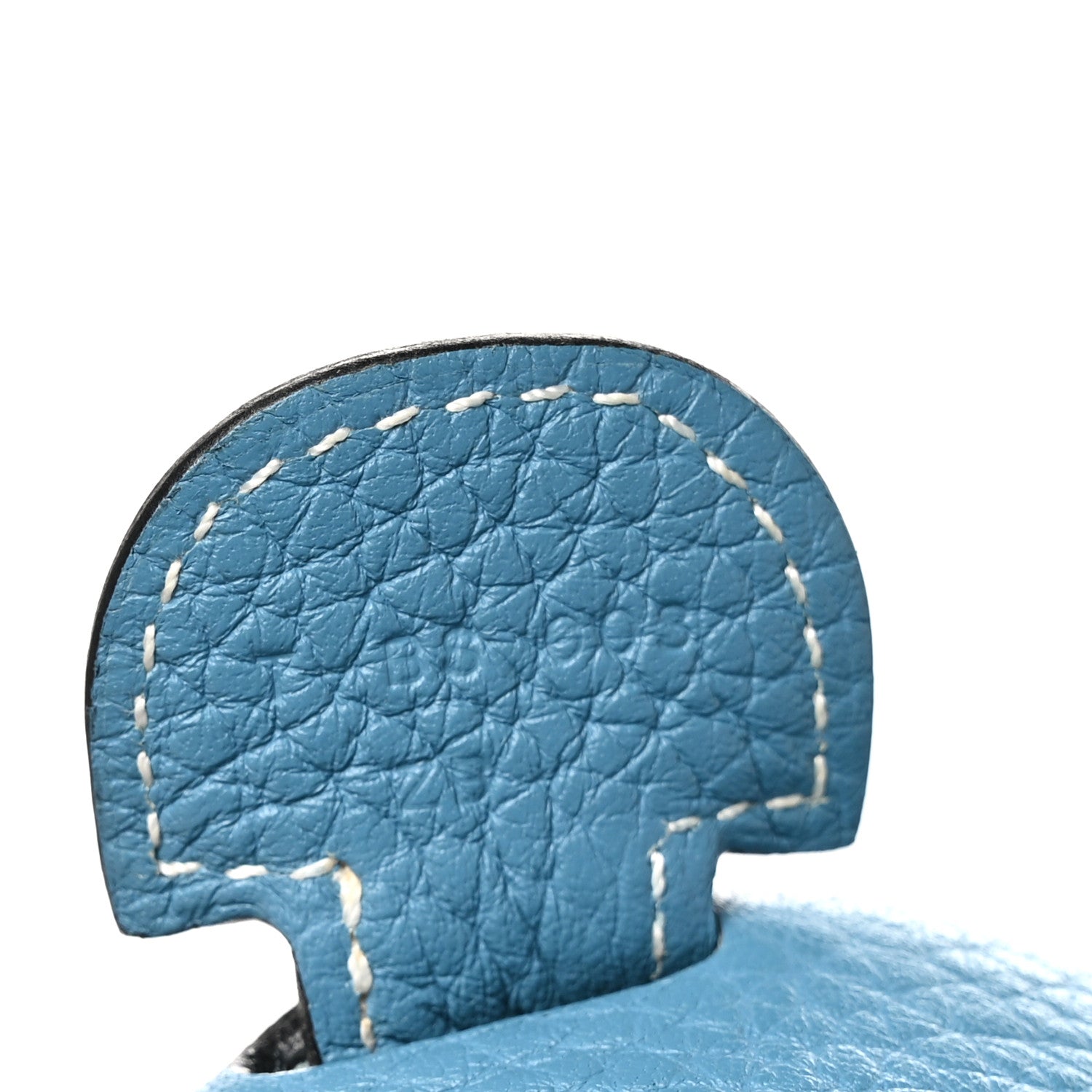 Hermes Taurillon Clemence Evelyne III GM Blue Jean 7 of 11