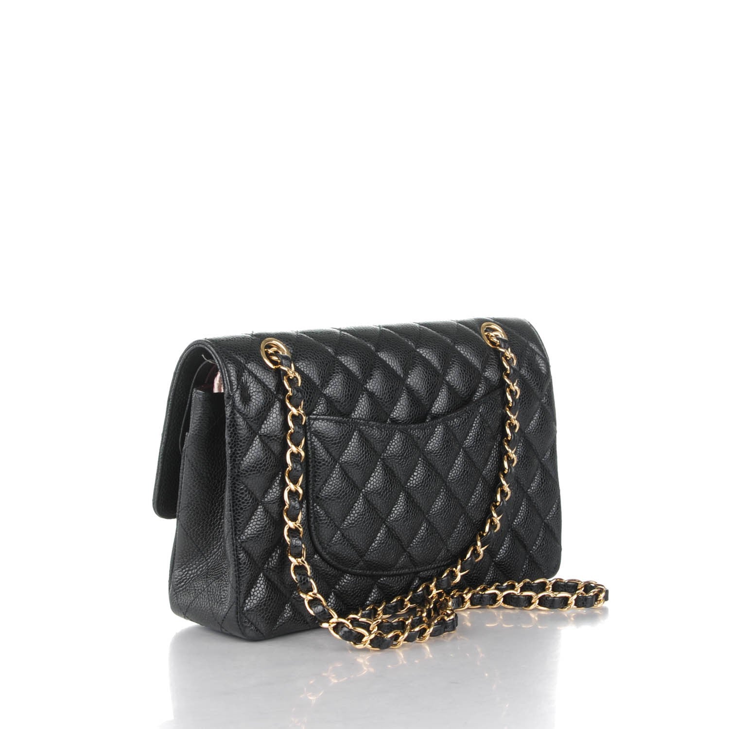 Chanel Caviar Quilted Medium Double Flap Black 3 of 8