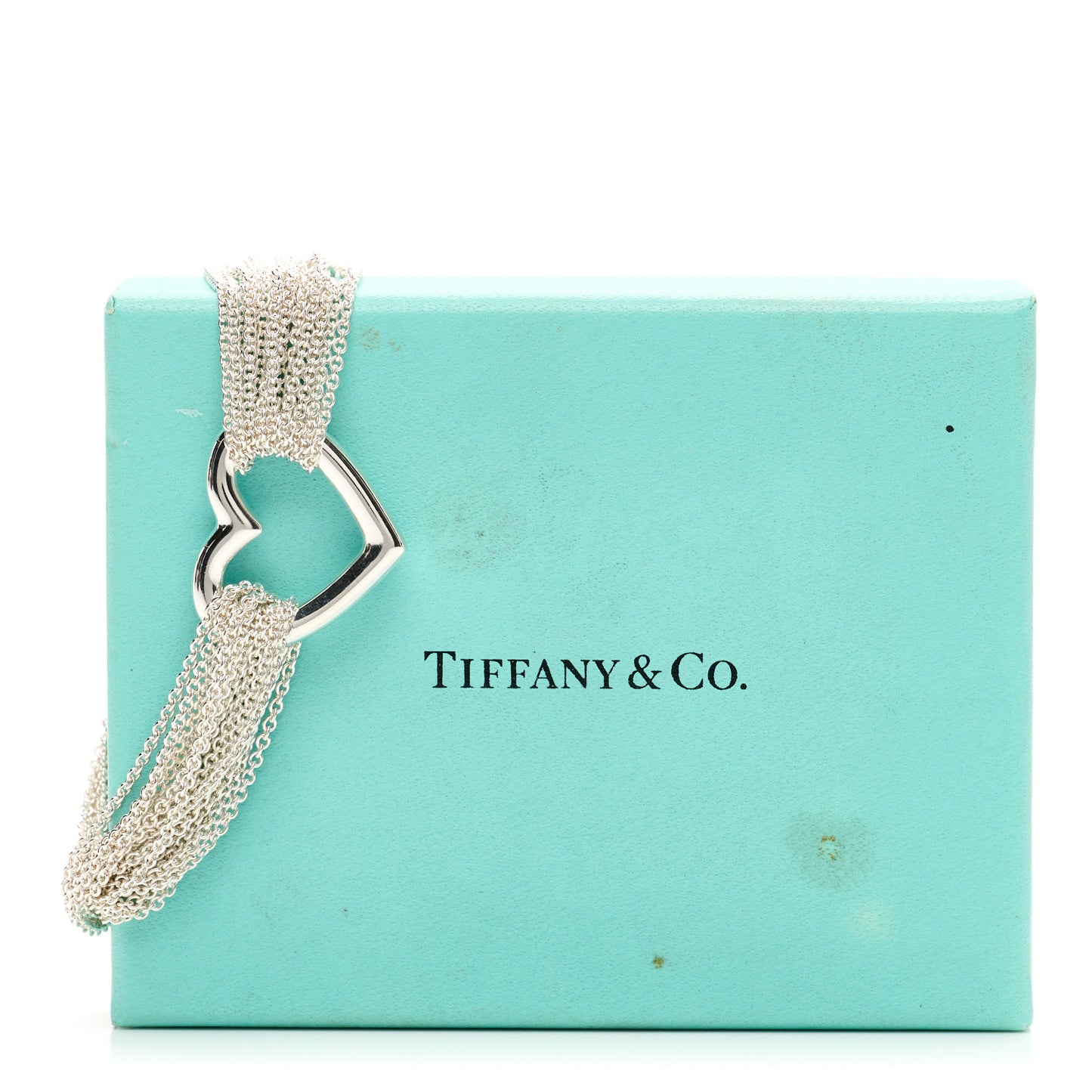 Sterling Silver Heart Mesh Bracelet