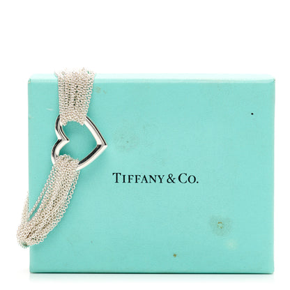 Tiffany Sterling Silver Heart Mesh Bracelet 4 of 4