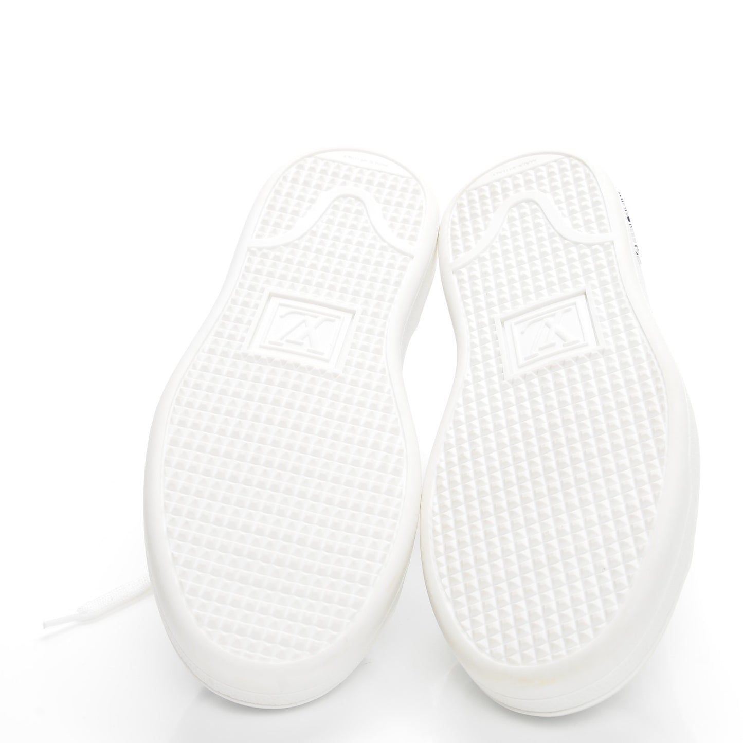 Metallic Calfskin Frontrow Sneakers 37 Silver