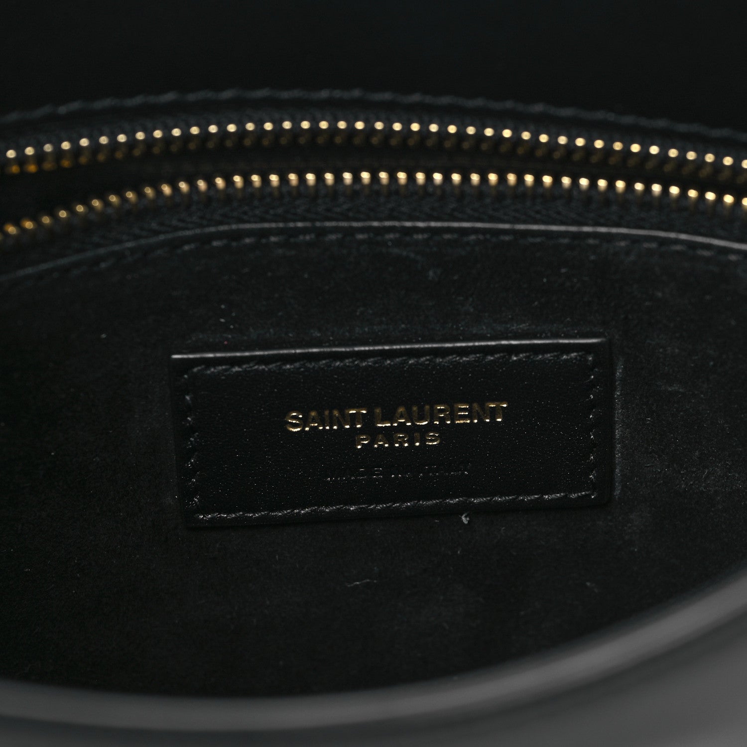 Saint Laurent Patent Calfskin Sadie Shoulder Bag Black 6 of 10