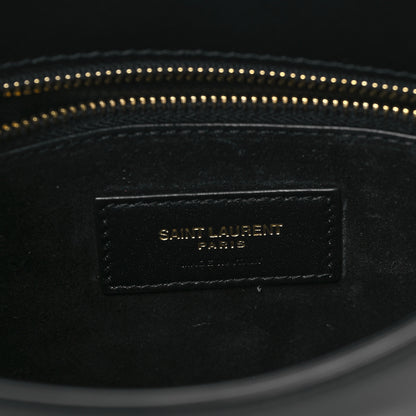 Saint Laurent Patent Calfskin Sadie Shoulder Bag Black 6 of 10