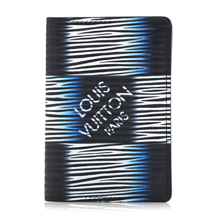 Louis Vuitton Damier Rush Epi XL Pocket Organizer Blue Moon 1 of 9