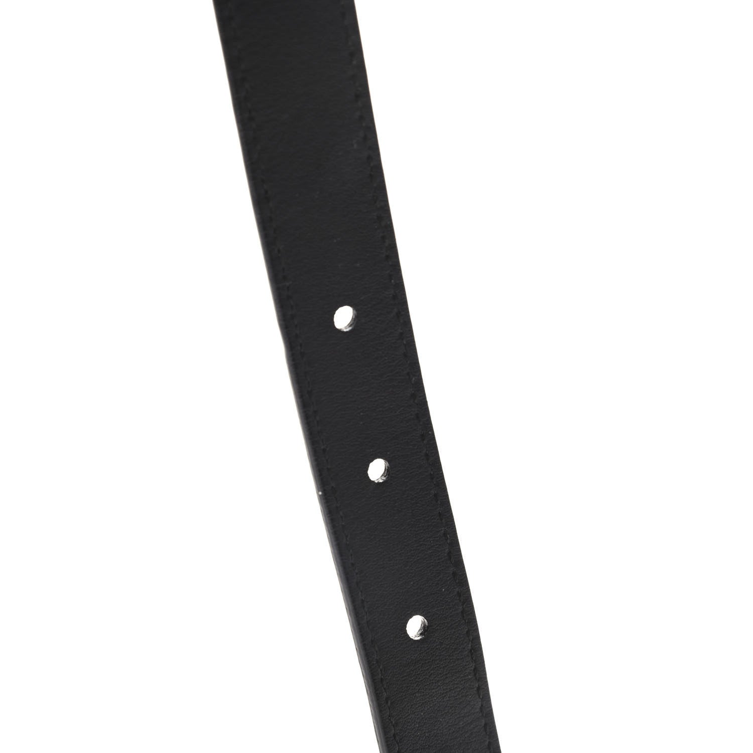 Gucci Calfskin Double G 20mm Belt 85 34 Black 5 of 5