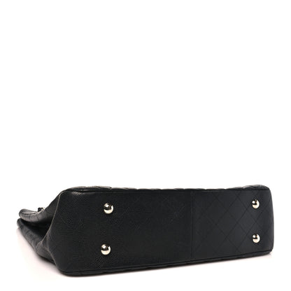 Chanel Caviar Quilted Flap Tote Black 4 of 10