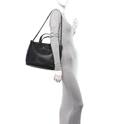Chanel Caviar Stitched Medium Lady Coco Shopping Tote Black 2 of 10