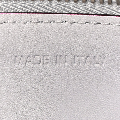 Christian Dior Smooth Calfskin Patent Medium Diorissimo Tote White Grey 10 of 19