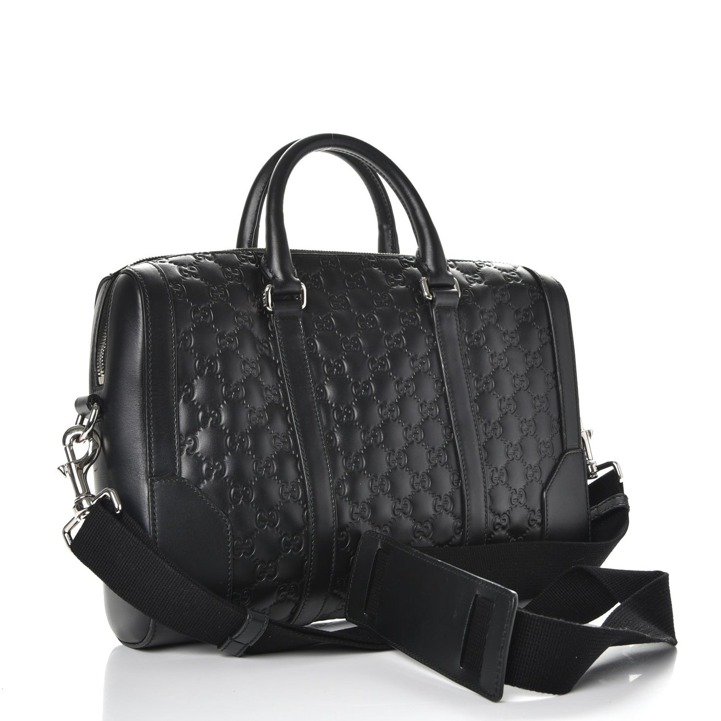 Guccissima Signature Briefcase Black