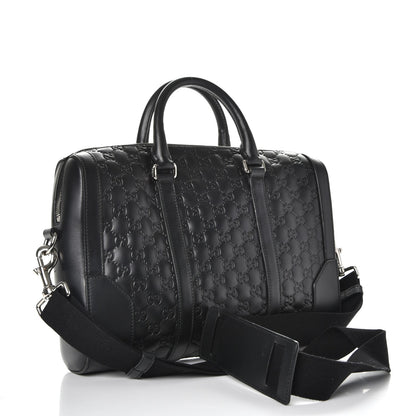 Gucci Guccissima Signature Briefcase Black 3 of 11