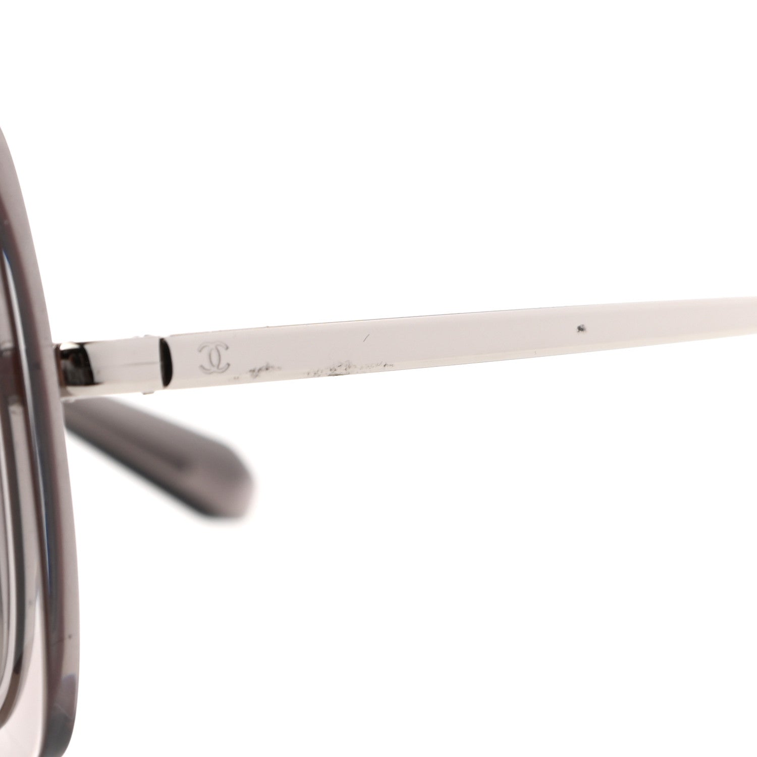 Chanel Mirror Square Sunglasses 4240 Grey 8 of 10