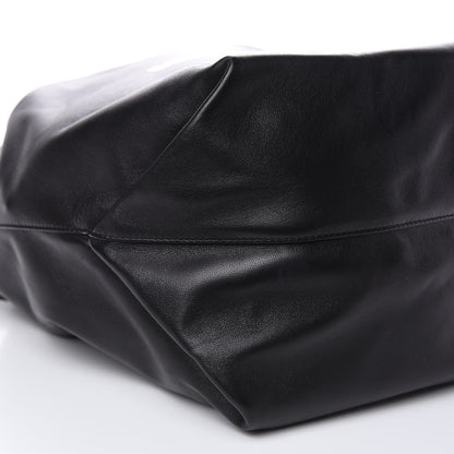 Saint Laurent Lambskin Teddy Drawstring Bag Black 9 of 11