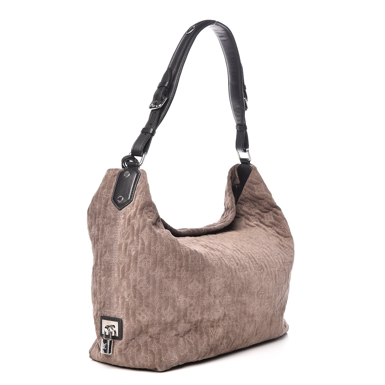 Louis Vuitton Monogram Suede Antheia Hobo PM BBrown 3 of 15