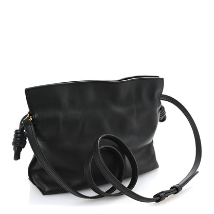 Loewe Calfskin Mini Flamenco Knot Clutch Black 3 of 10