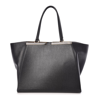 Fendi Vitello Elite Large 3Jours Tote Black 1 of 10