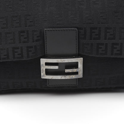 Fendi Zucchino Mama Baguette Black 9 of 11