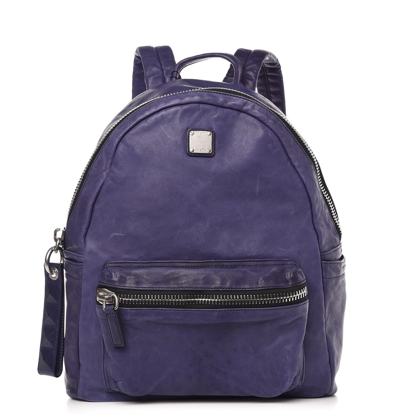 Lambskin Medium Tumbler Backpack Purple