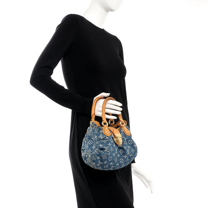 Louis Vuitton Denim Pleaty Blue 2 of 11